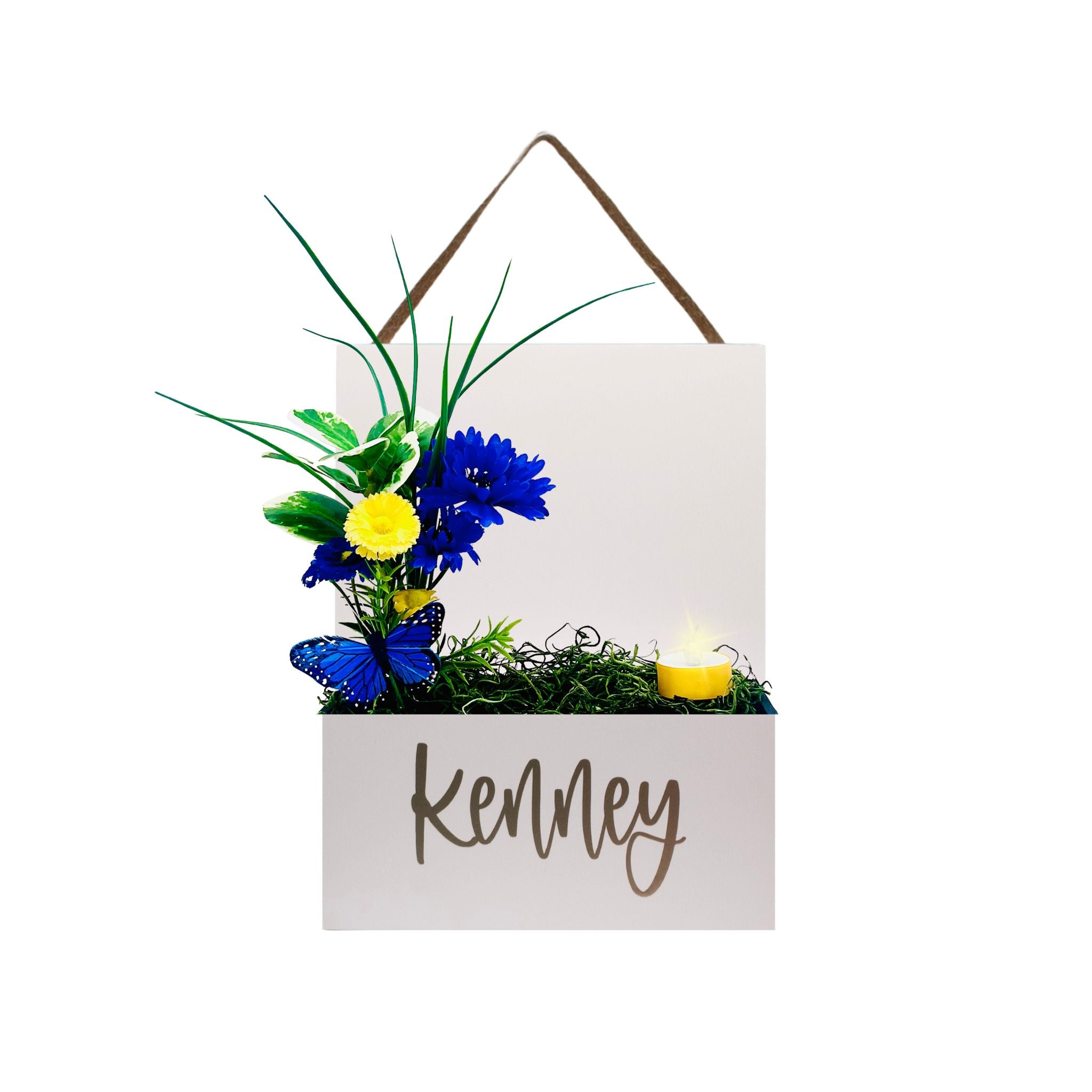 Interior Door Sign with Refillable Box