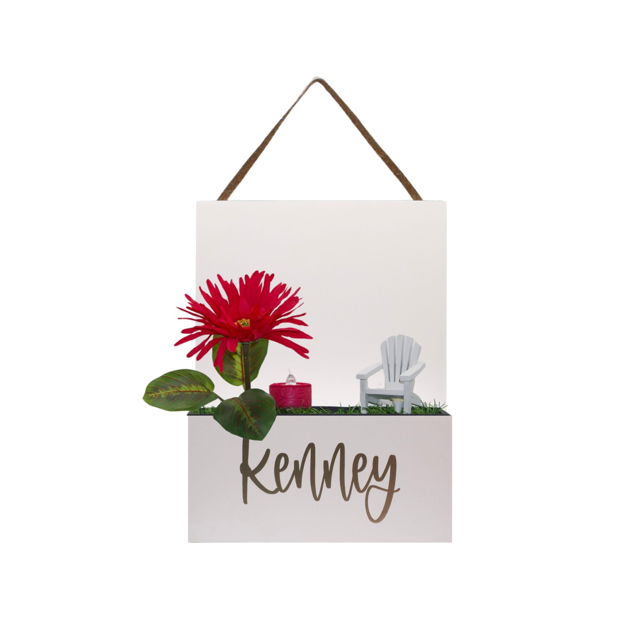Interior Door Sign with Refillable Box