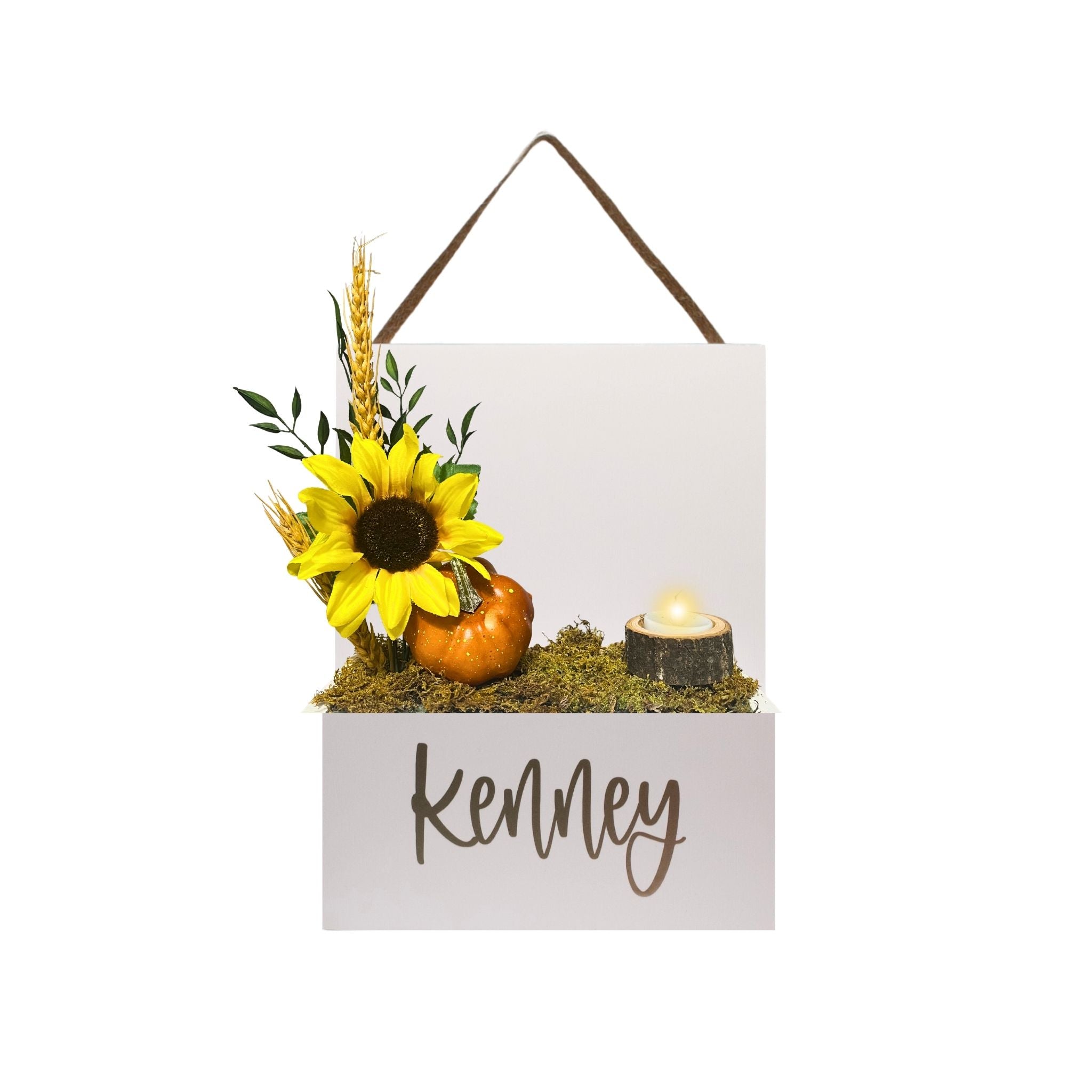 Interior Door Sign with Refillable Box
