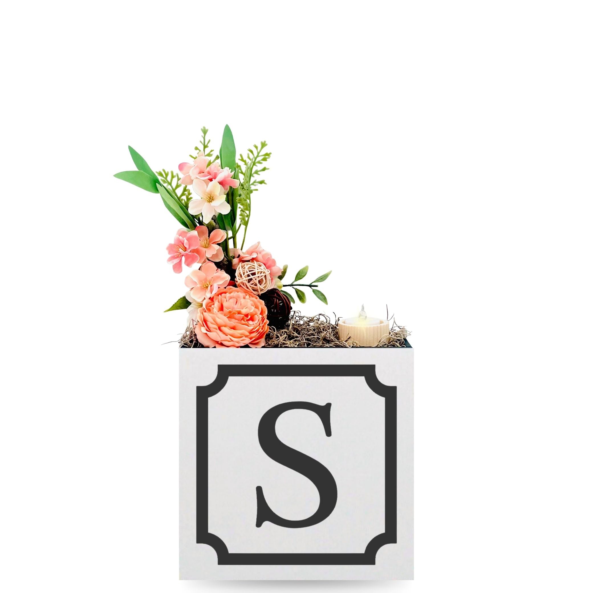 Little Envy Custom Beveled Monogram Box