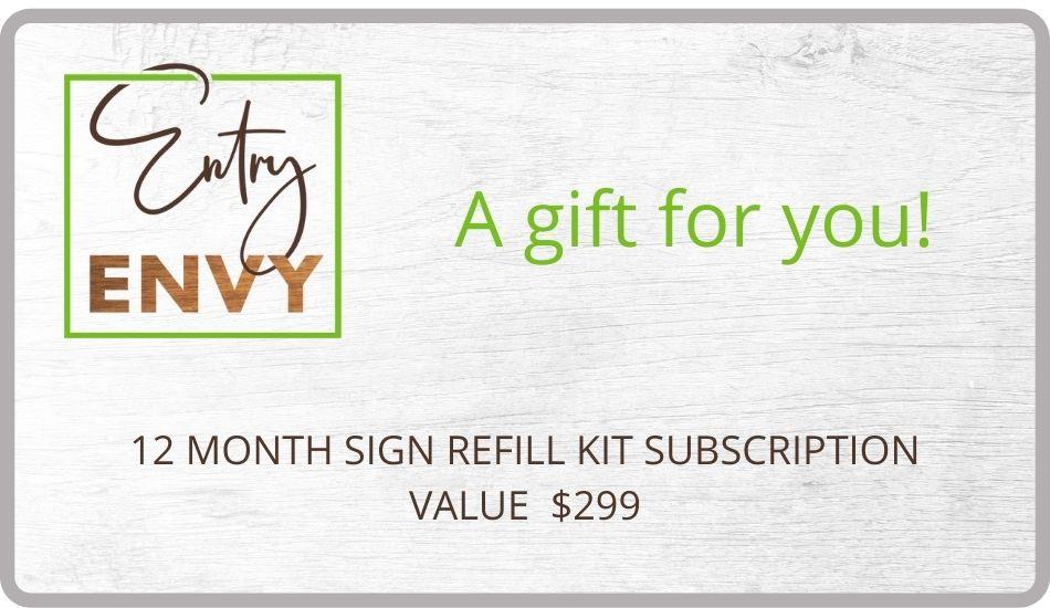 12 month refill kit subscription