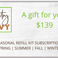 Seasonal Refill Kit Subscription Spring Summer Fall Winter