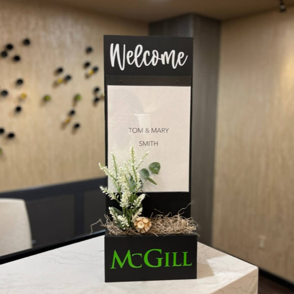 Client Welcome Sign - Entry Envy